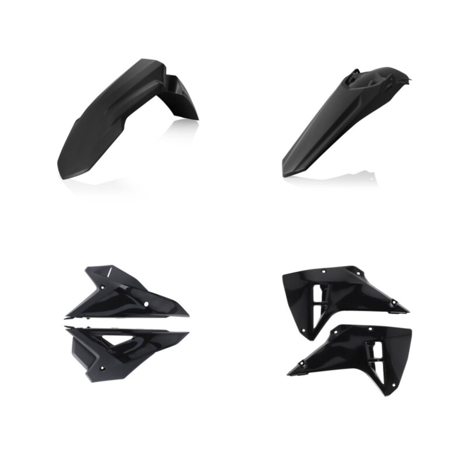 Acerbis Standard Body Kit - Black for CRF 250/450 RX '25 [MPN: 2986750001]_1885676