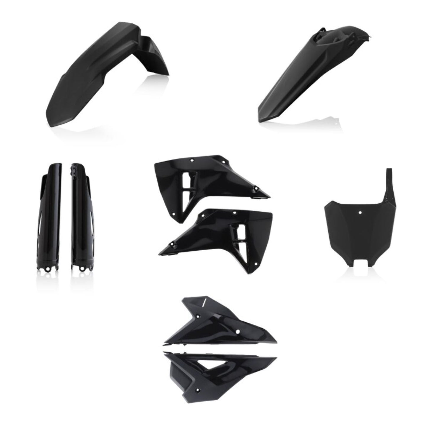 Acerbis Full Body Kit - Black for CRF 250/450 RX '25 [MPN: 2986760001]_1885850