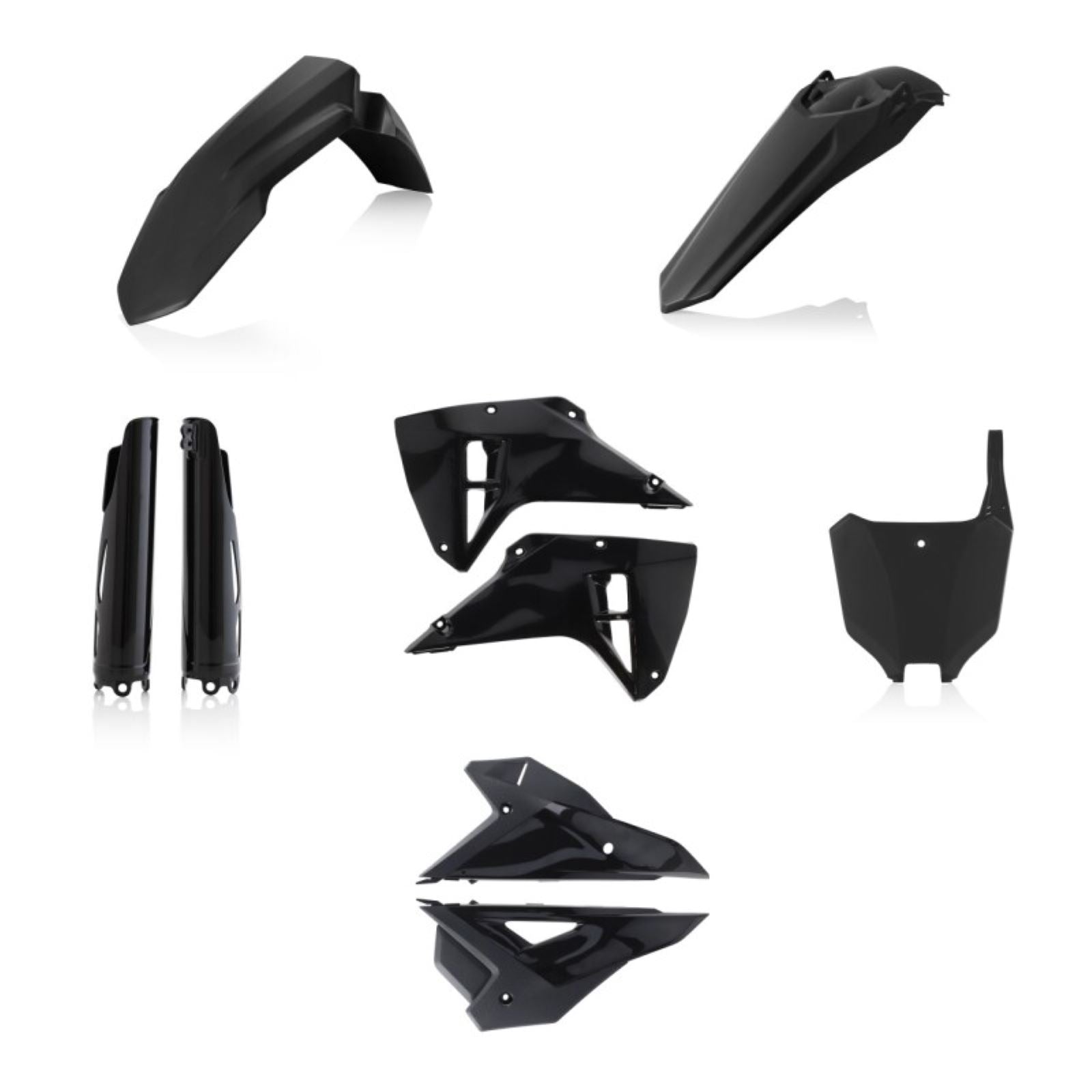 Acerbis Full Body Kit - Black for CRF 250/450 RX '25 [MPN: 2986760001]_1885850