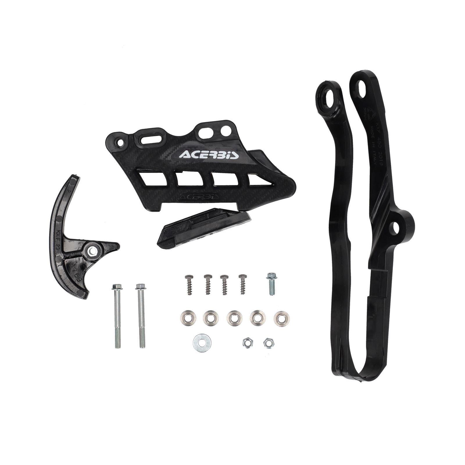 Acerbis Chain Guide and Slider Kit - Black for KX250/450 [MPN: 2986790001]_1780751