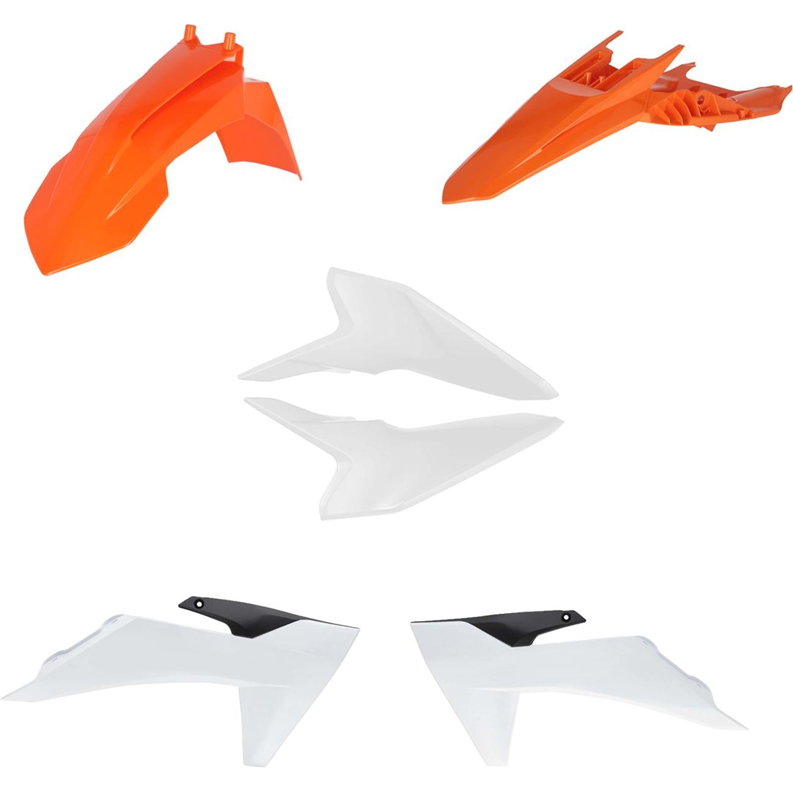 Acerbis Standard Body Kit - '25 Orange/White/Black for KTM SX '24-'25 [MPN: 2986868211]_1952452