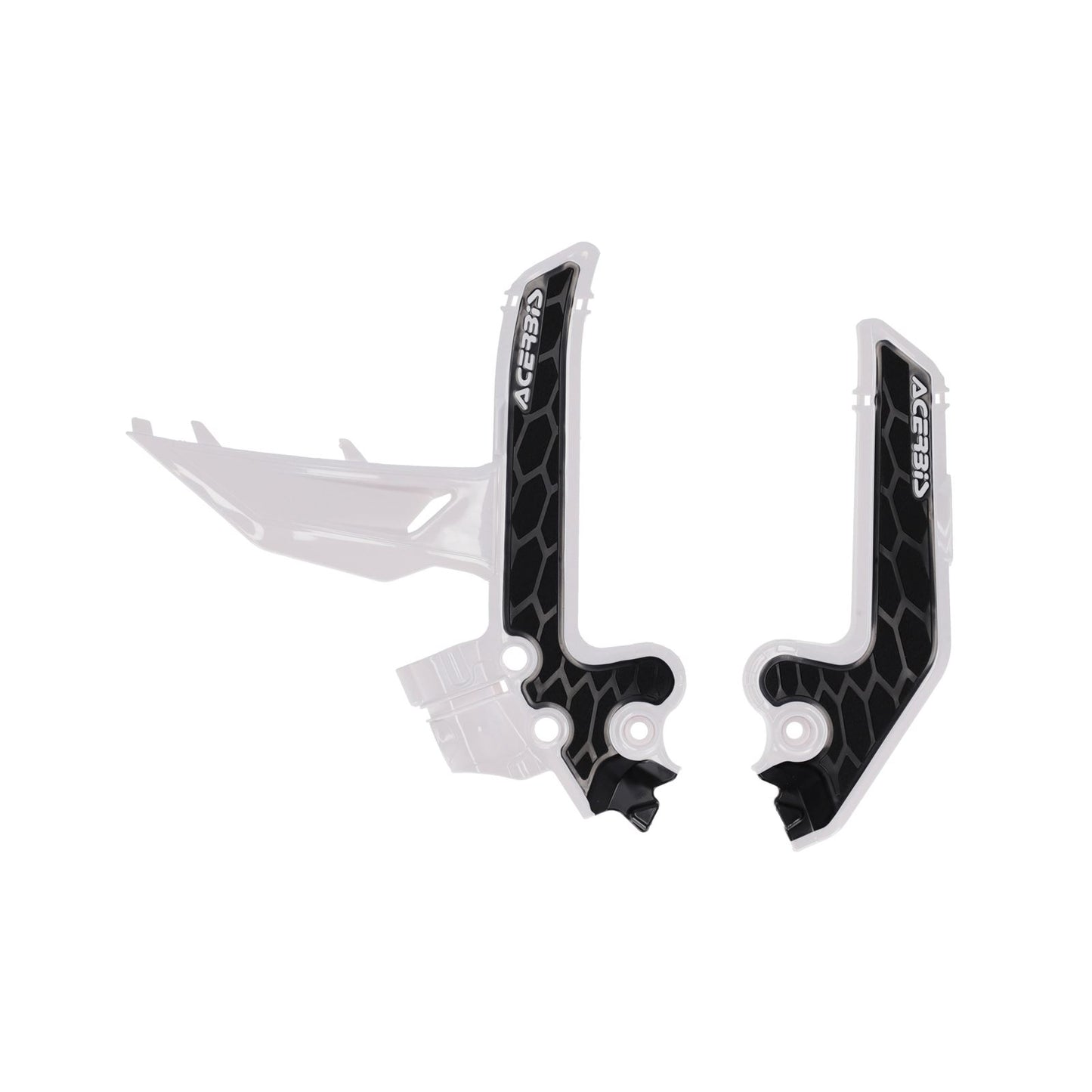 Acerbis X-Grip Frame Guards - White/Black - SX85 | MC85 [MPN: 2986891035]_1780577