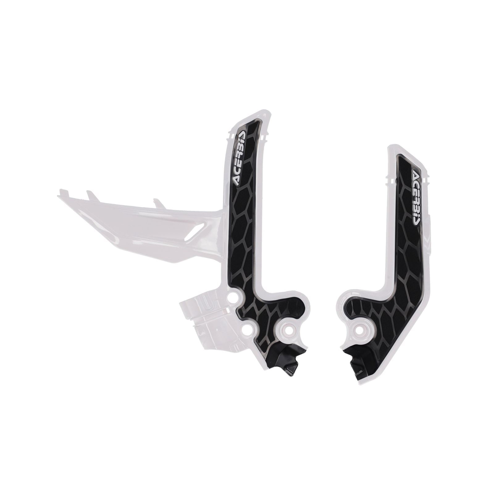 Acerbis X-Grip Frame Guards - White/Black - SX85 | MC85 [MPN: 2986891035]_1780577