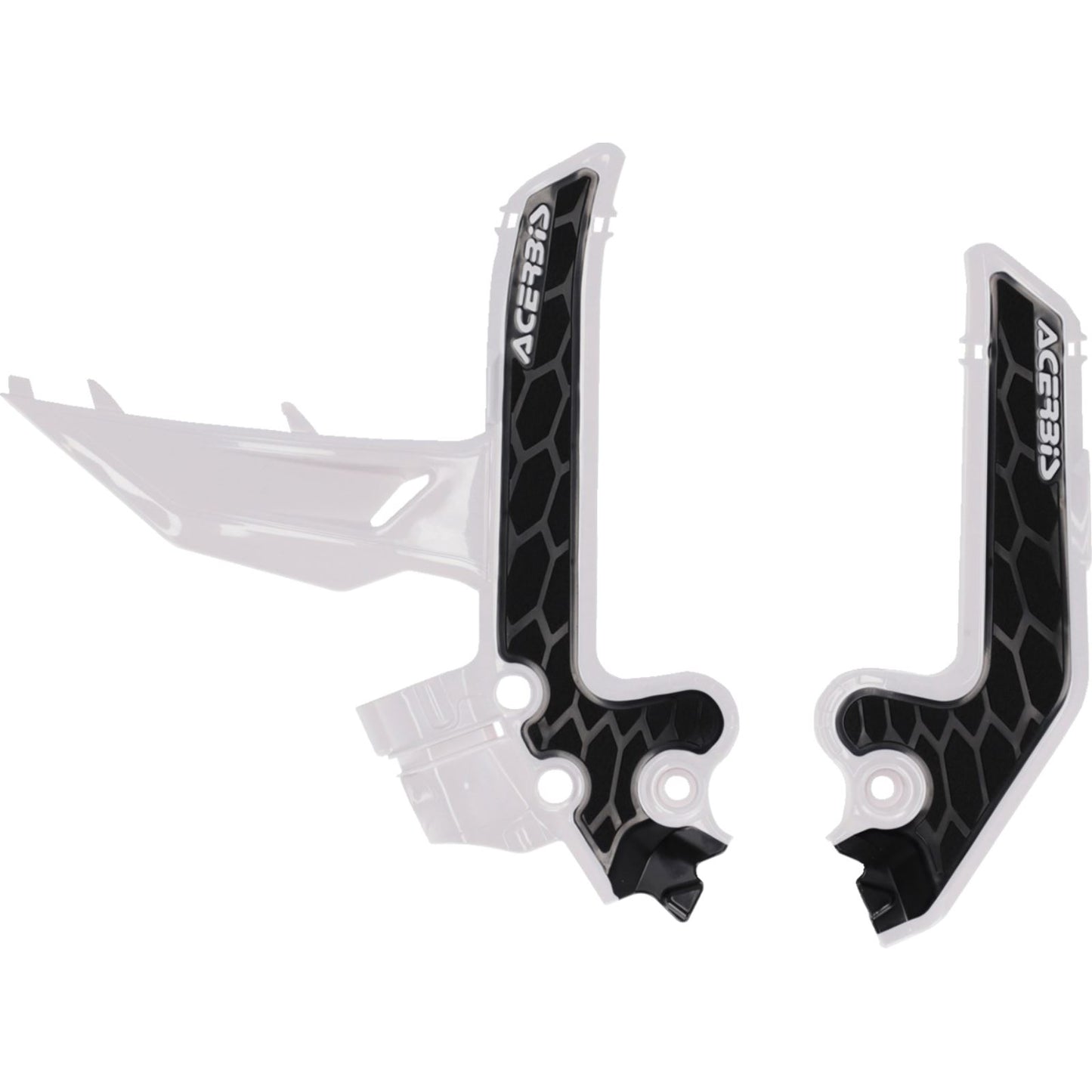 Acerbis X-Grip Frame Guards - White/Black - SX85 | MC85 [MPN: 2986891035]_1781809