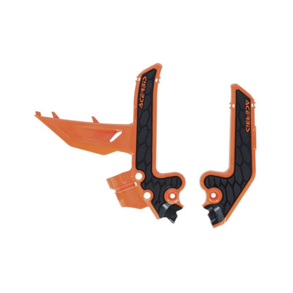 Acerbis X-Grip Frame Guards - '16 Orange/Black - SX85 | MC85 [MPN: 2986895225]_1885695