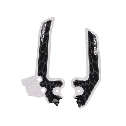Acerbis X-Grip Frame Guards - White/Black for Husqvarna - TC [MPN: 2986931035]_1780564