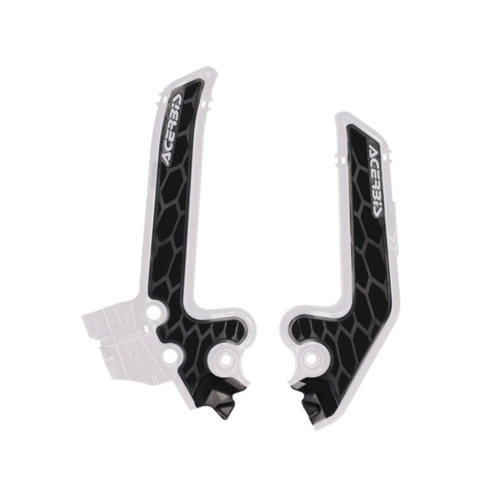 Acerbis X-Grip Frame Guards - White/Black for Husqvarna - TC [MPN: 2986931035]_1885761