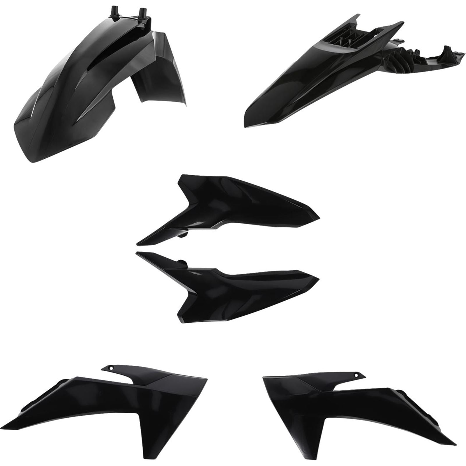 Acerbis Full Replacement Body Kit - Black for SX 65 [MPN: 2986980001]_1819100