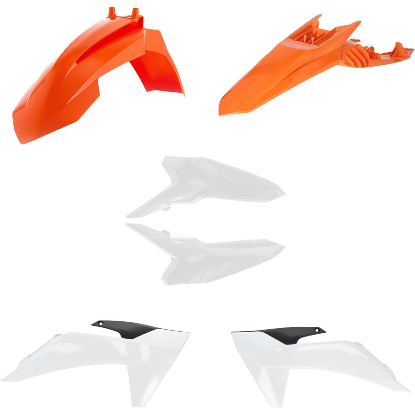 Acerbis Standard Body Kit - '25 Orange/White/Black for SX 65 '24-'25 [MPN: 2986988211]_1819101
