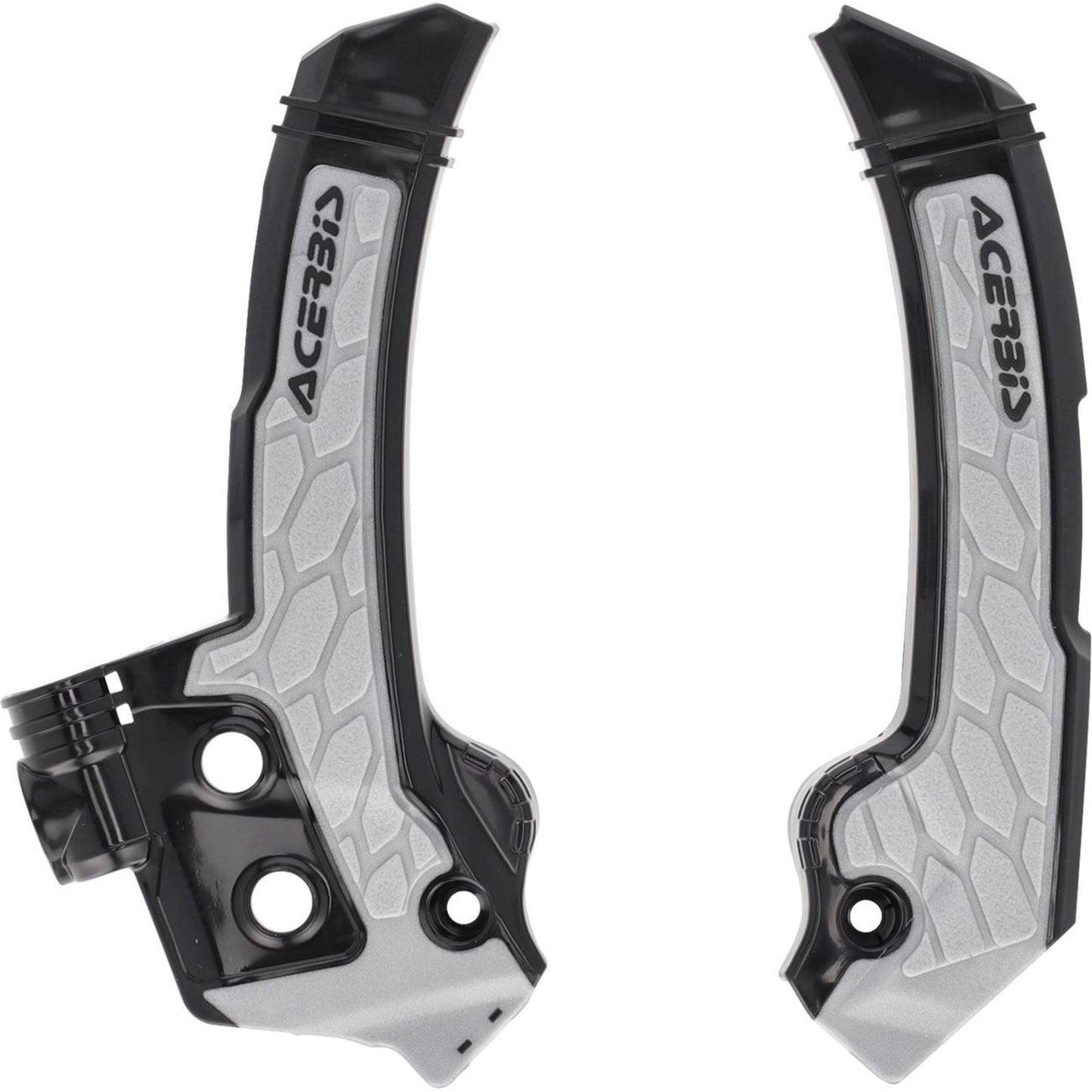 Acerbis X-Grip Frame Guards - Black/Gray for Husqvarna - FC/FX/TC/TX [MPN: 2987271001]_1883325