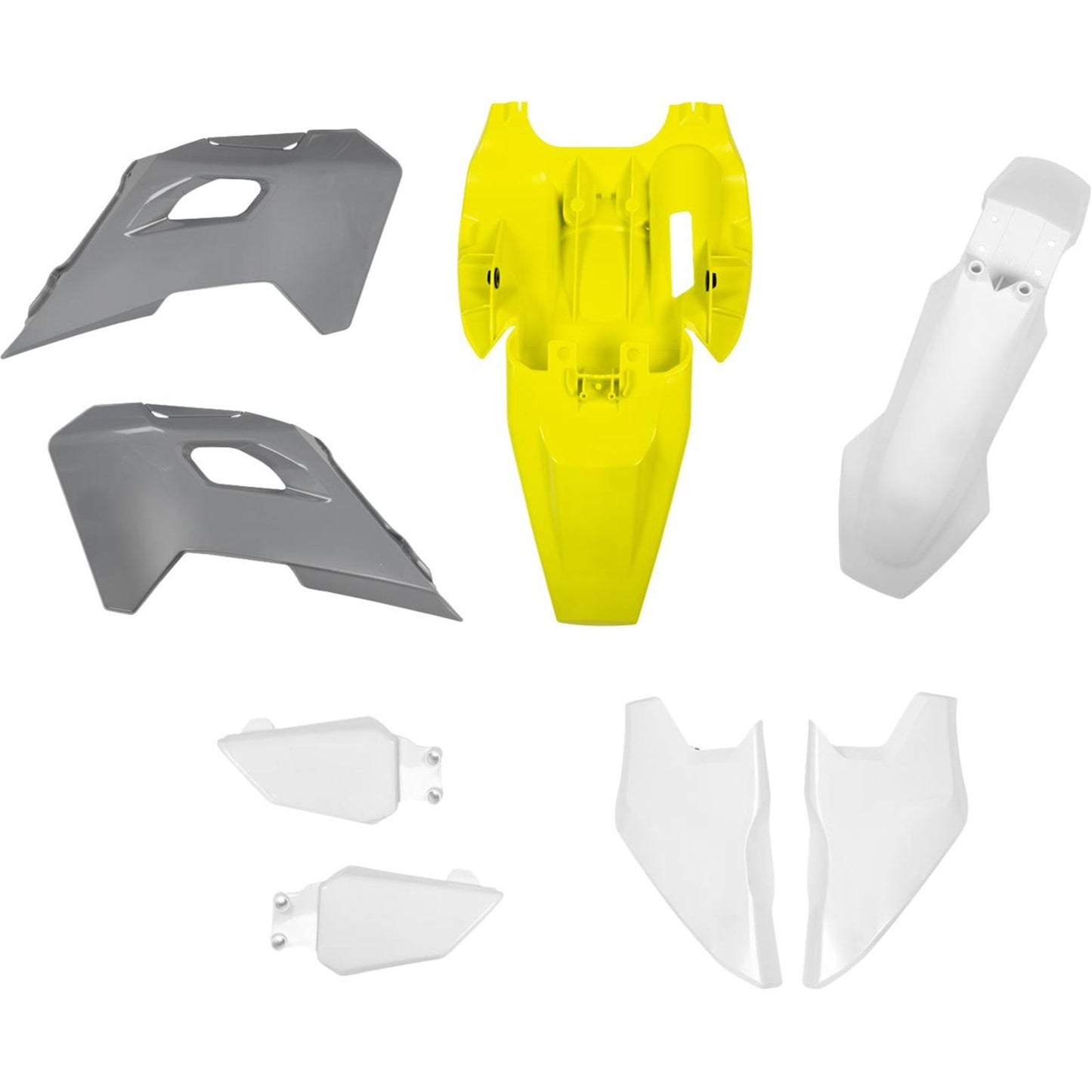 Acerbis Standard Body Kit - '25 Gray/Yellow/White for Husqvarna TC 50 [MPN: 2987298211]_1918065