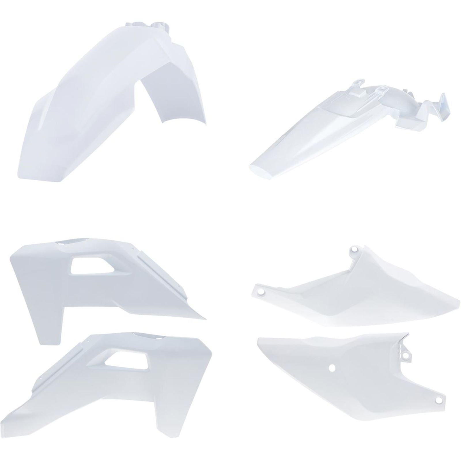 Acerbis Standard Plastic Kit - '25 White for Husqvarna - TC '25 [MPN: 2987428211]_1873648