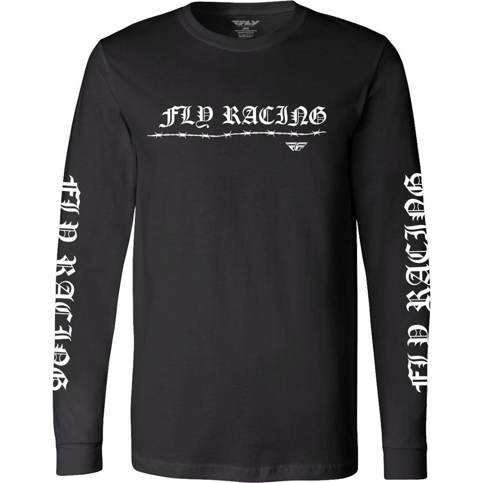FLY Racing Barbed Wire Long-Sleeve Jersey - Black_1776319