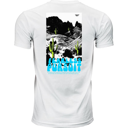 Fly Racing Fly Desert T-Shirt - White - Small [MPN: 354-0411S]_1776154
