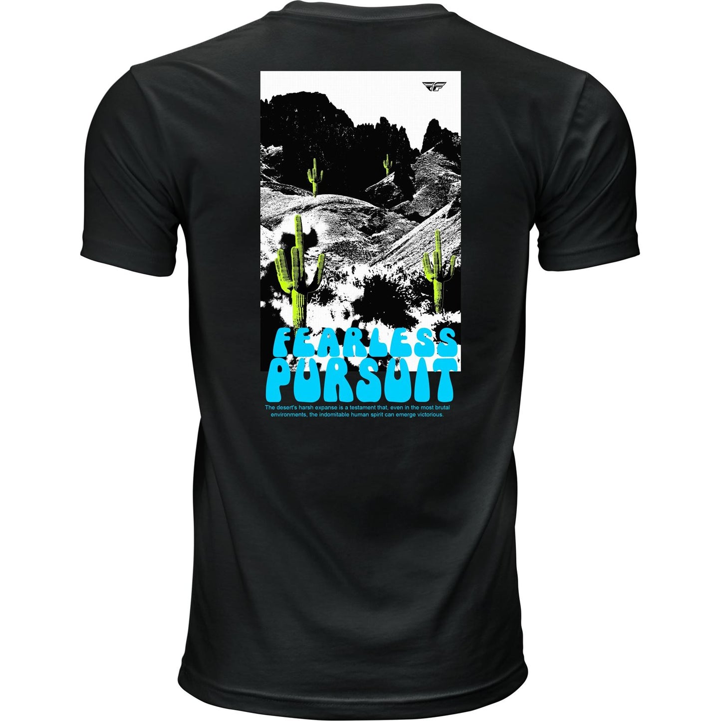 Fly Racing Fly Desert T-Shirt - Black - Small [MPN: 354-0412S]_1776251