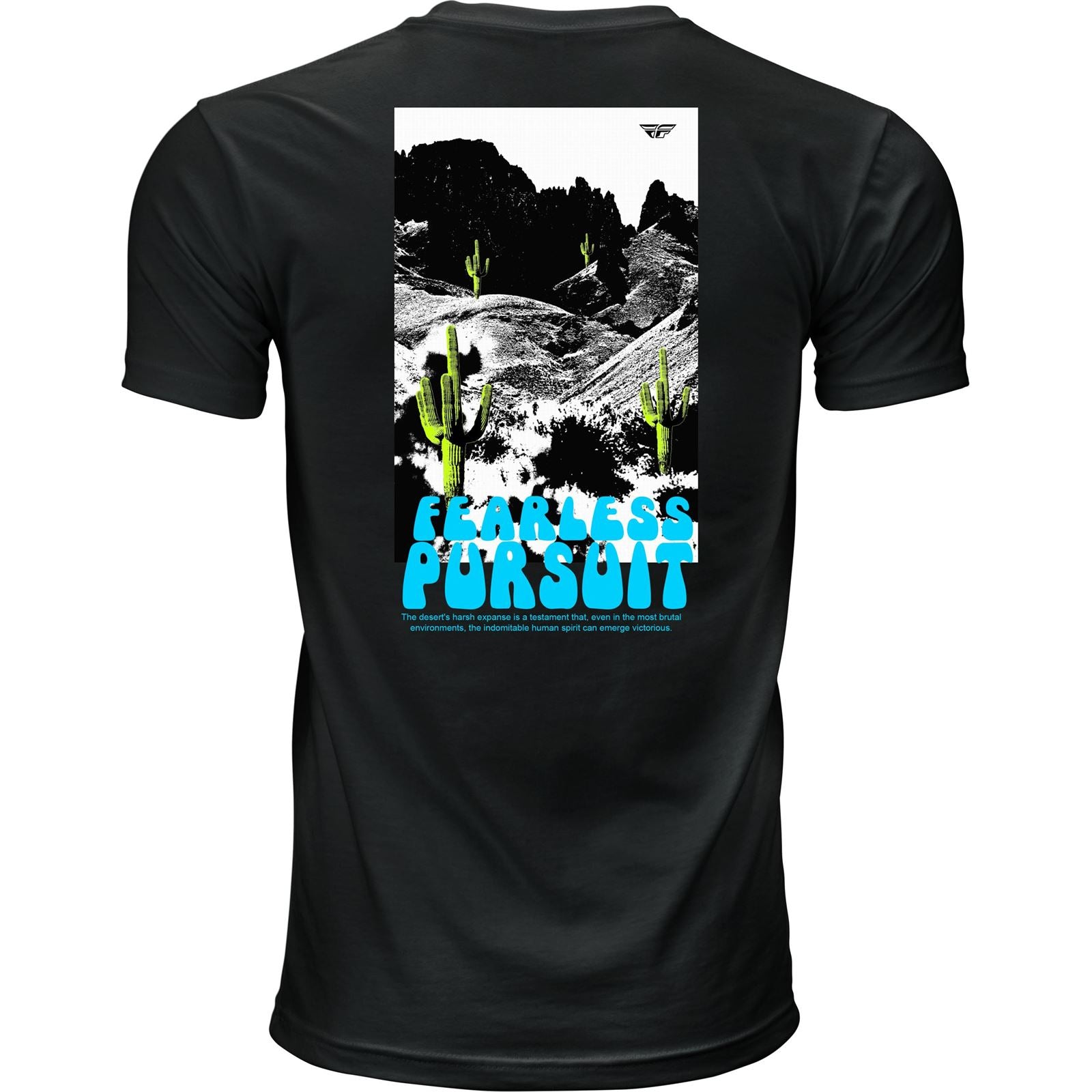 Fly Racing Fly Desert T-Shirt - Black - Small [MPN: 354-0412S]_1776251