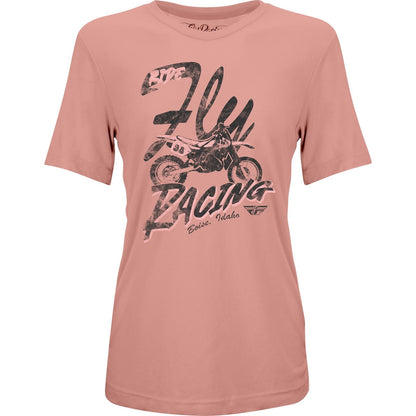 Fly Racing Women's Vintage T-Shirt - Pink - 2XL [MPN: 356-40332X]_1777877