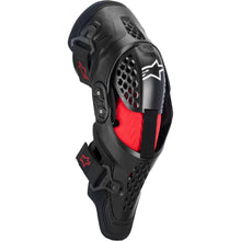 Alpinestars SX-1 Plasma Knee Protector - Black/Red/Cool Grey - Size 2XL [MPN: 6500326-1498-XXL]_1780884
