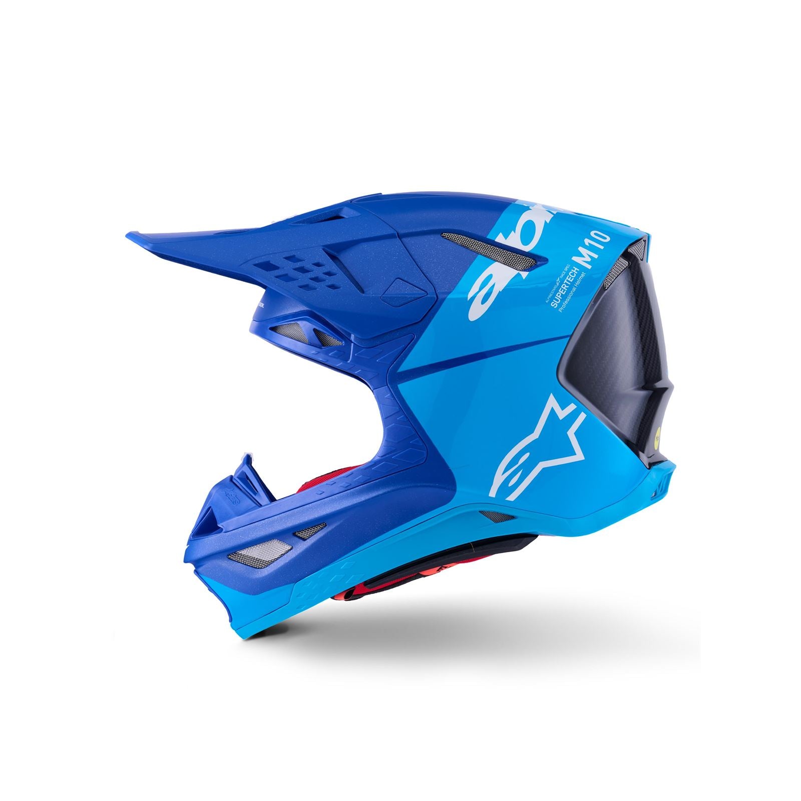 Alpinestars Supertech S-M10 Flood Helmet - Blue/Blue/Black - Matte/Gloss_1864621