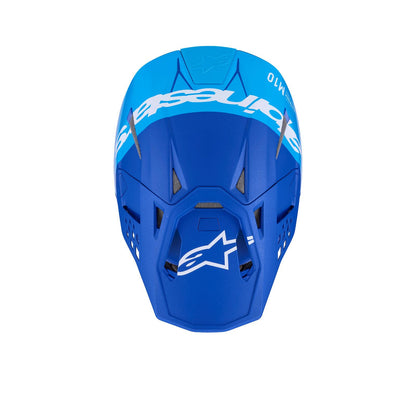 Alpinestars Supertech S-M10 Flood Helmet - Blue/Blue/Black - Matte/Gloss_1865015