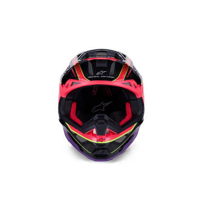 Alpinestars Supertech S-M10 Era Helmet - Pink/Violet/Yellow Fluo - Glossy_1864361