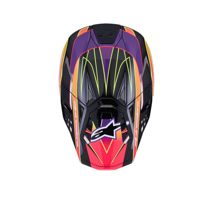 Alpinestars Supertech S-M10 Era Helmet - Pink/Violet/Yellow Fluo - Glossy_1864611