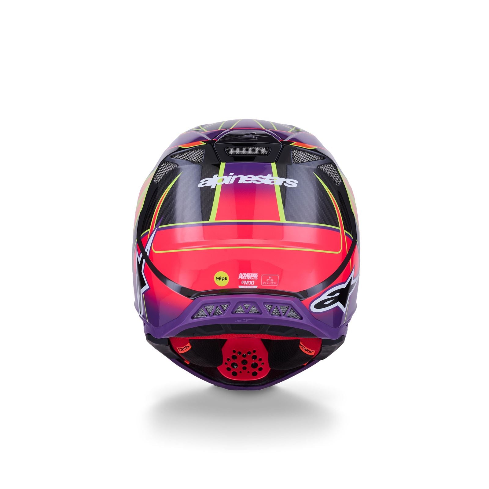 Alpinestars Supertech S-M10 Era Helmet - Pink/Violet/Yellow Fluo - Glossy_1864849