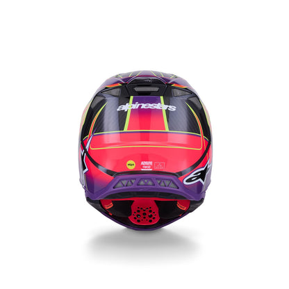 Alpinestars Supertech S-M10 Era Helmet - Pink/Violet/Yellow Fluo - Glossy_1864849