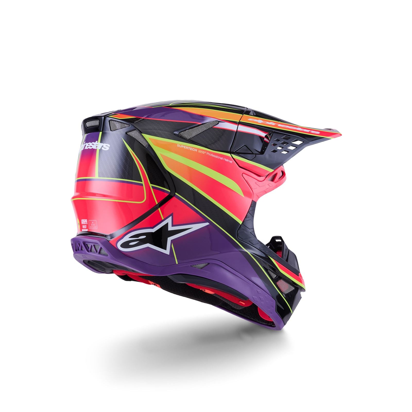 Alpinestars Supertech S-M10 Era Helmet - Pink/Violet/Yellow Fluo - Glossy_1864848
