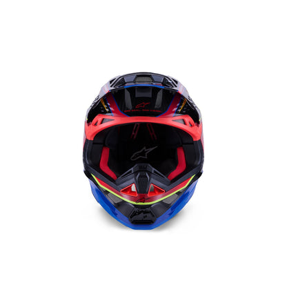 Alpinestars Supertech S-M10 Era Helmet - Blue/Red/Yellow Fluo - Glossy_1864373