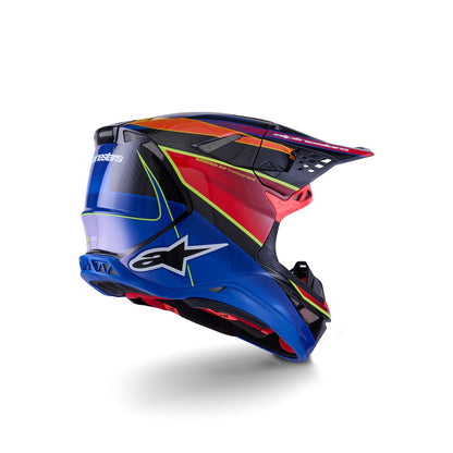 Alpinestars Supertech S-M10 Era Helmet - Blue/Red/Yellow Fluo - Glossy_1864947