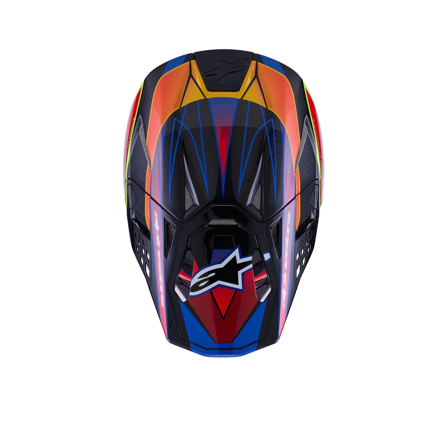 Alpinestars Supertech S-M10 Era Helmet - Blue/Red/Yellow Fluo - Glossy_1864948