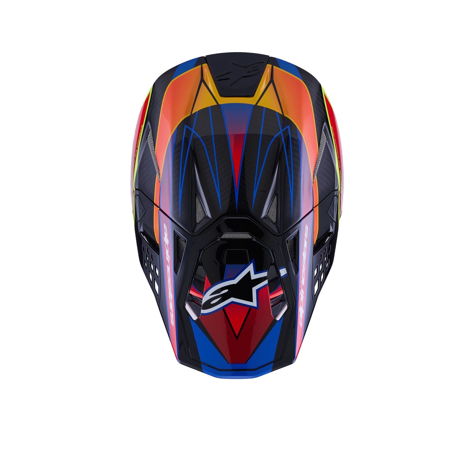 Alpinestars Supertech S-M10 Era Helmet - Blue/Red/Yellow Fluo - Glossy_1864948