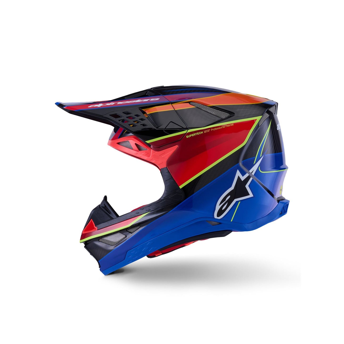 Alpinestars Supertech S-M10 Era Helmet - Blue/Red/Yellow Fluo - Glossy_1865082