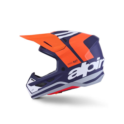 Alpinestars SM7 Core Helmet - Orange/Blue - Matte_1864421