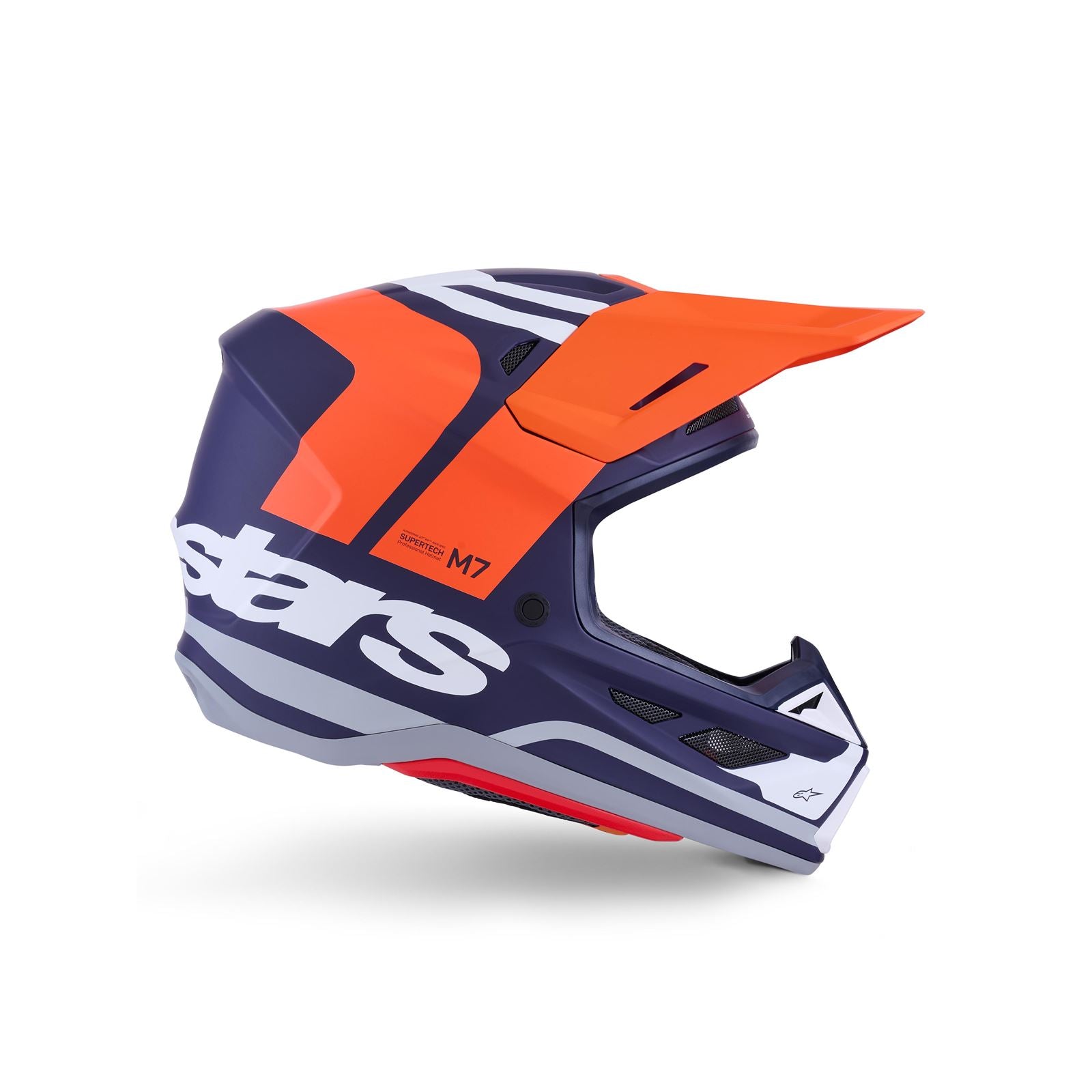 Alpinestars SM7 Core Helmet - Orange/Blue - Matte_1864809