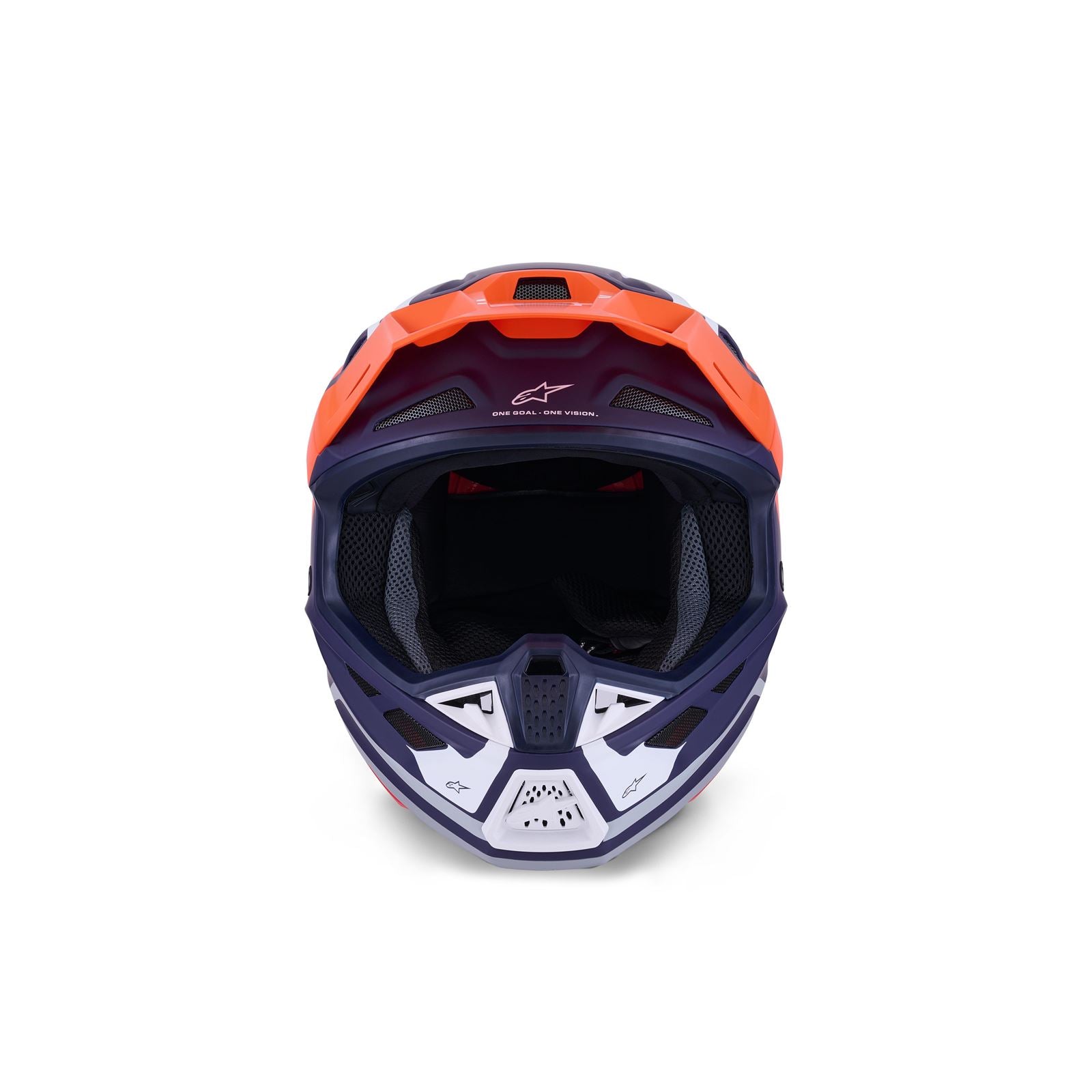 Alpinestars SM7 Core Helmet - Orange/Blue - Matte_1864800