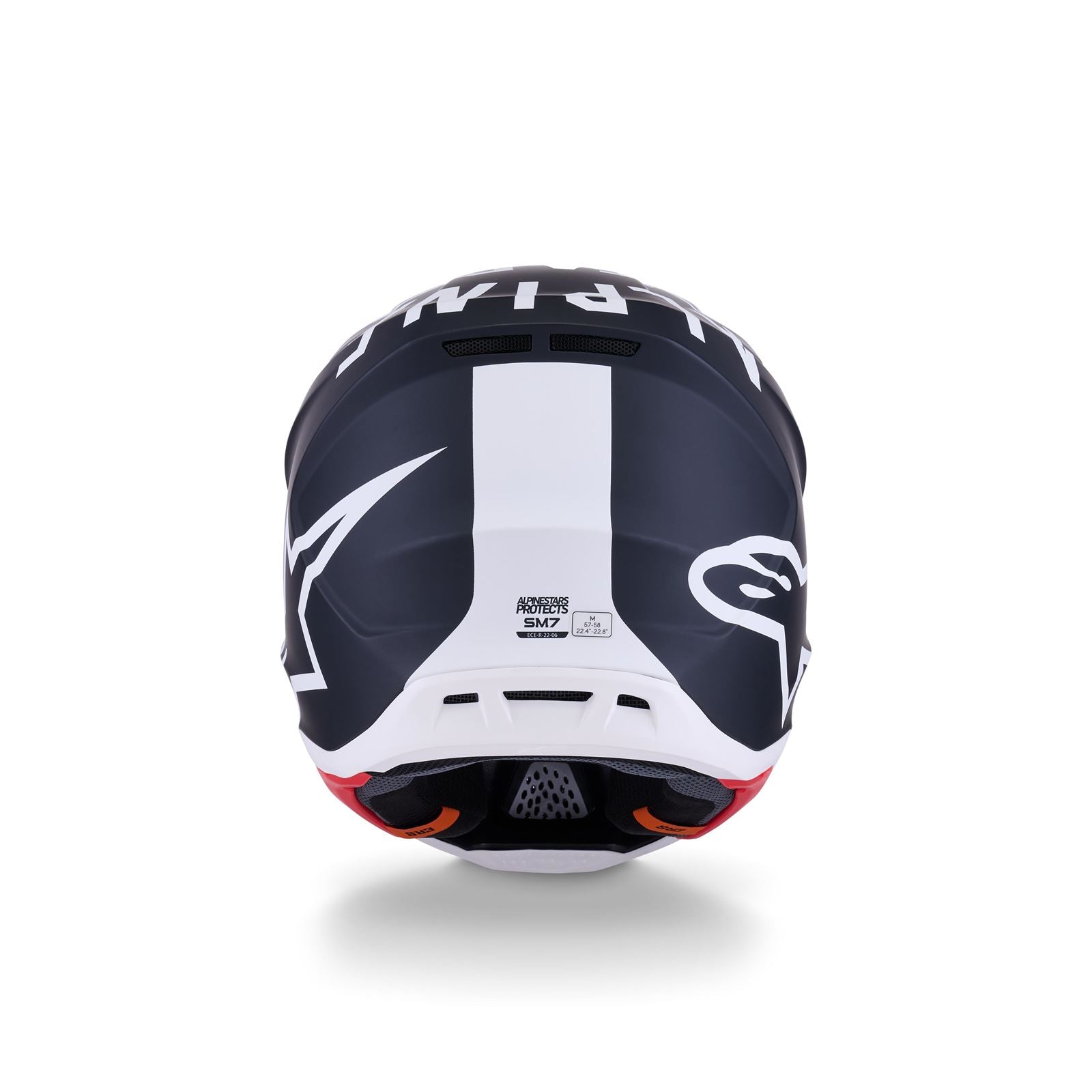 Alpinestars SM7 Dasher Helmet - Black/White - Matte_1864475
