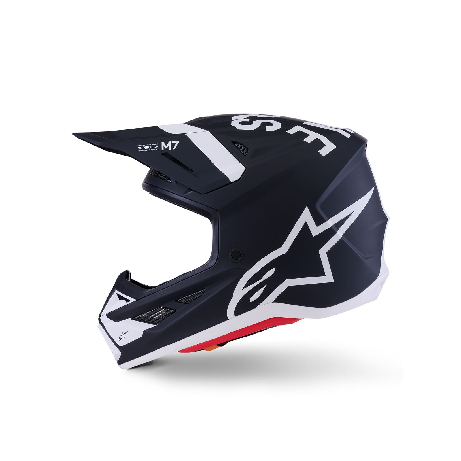 Alpinestars SM7 Dasher Helmet - Black/White - Matte_1864823
