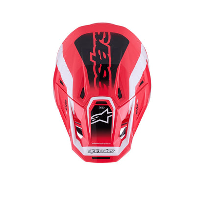 Alpinestars SM7 Deed Helmet - Red/Black/White - Glossy_1864721