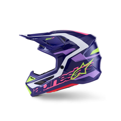 Alpinestars SM7 Deed Helmet - Purple/Pink - Glossy_1864558