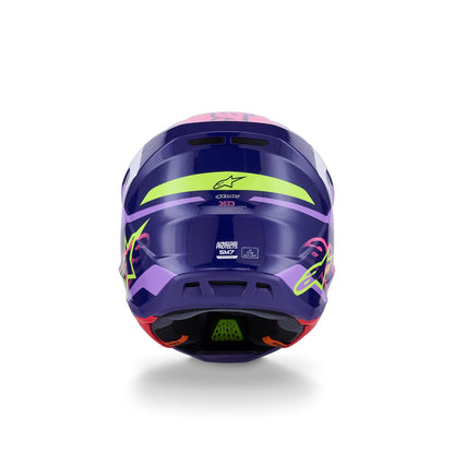Alpinestars SM7 Deed Helmet - Purple/Pink - Glossy_1864810