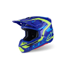 Alpinestars SM7 Deed Helmet - Blue/Yellow Fluo - Glossy_1864532