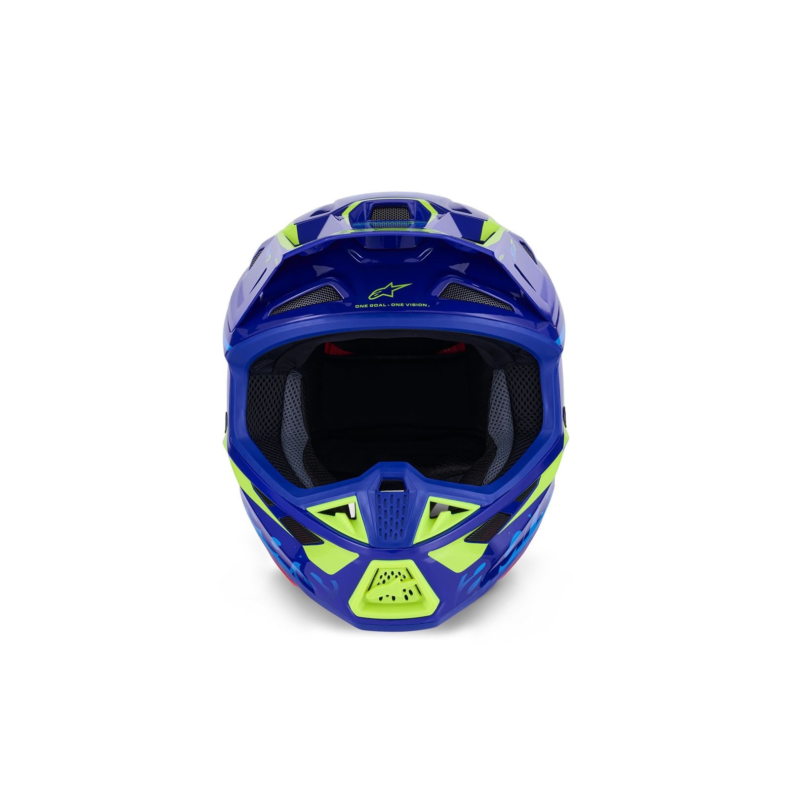 Alpinestars SM7 Deed Helmet - Blue/Yellow Fluo - Glossy_1864626