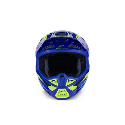 Alpinestars SM7 Deed Helmet - Blue/Yellow Fluo - Glossy_1864626