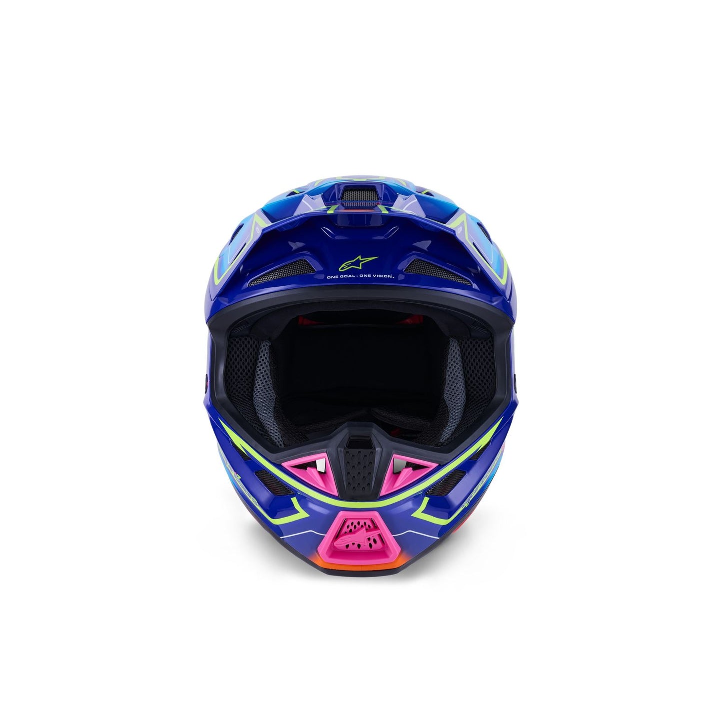 Alpinestars SM7 Cast Helmet - Blue/Pink/Yellow Fluo - Glossy_1864893