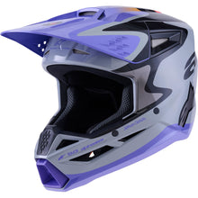 Alpinestars Jettson SM3 Youth Helmet - Grey/Purple/Black - Glossy_1864742