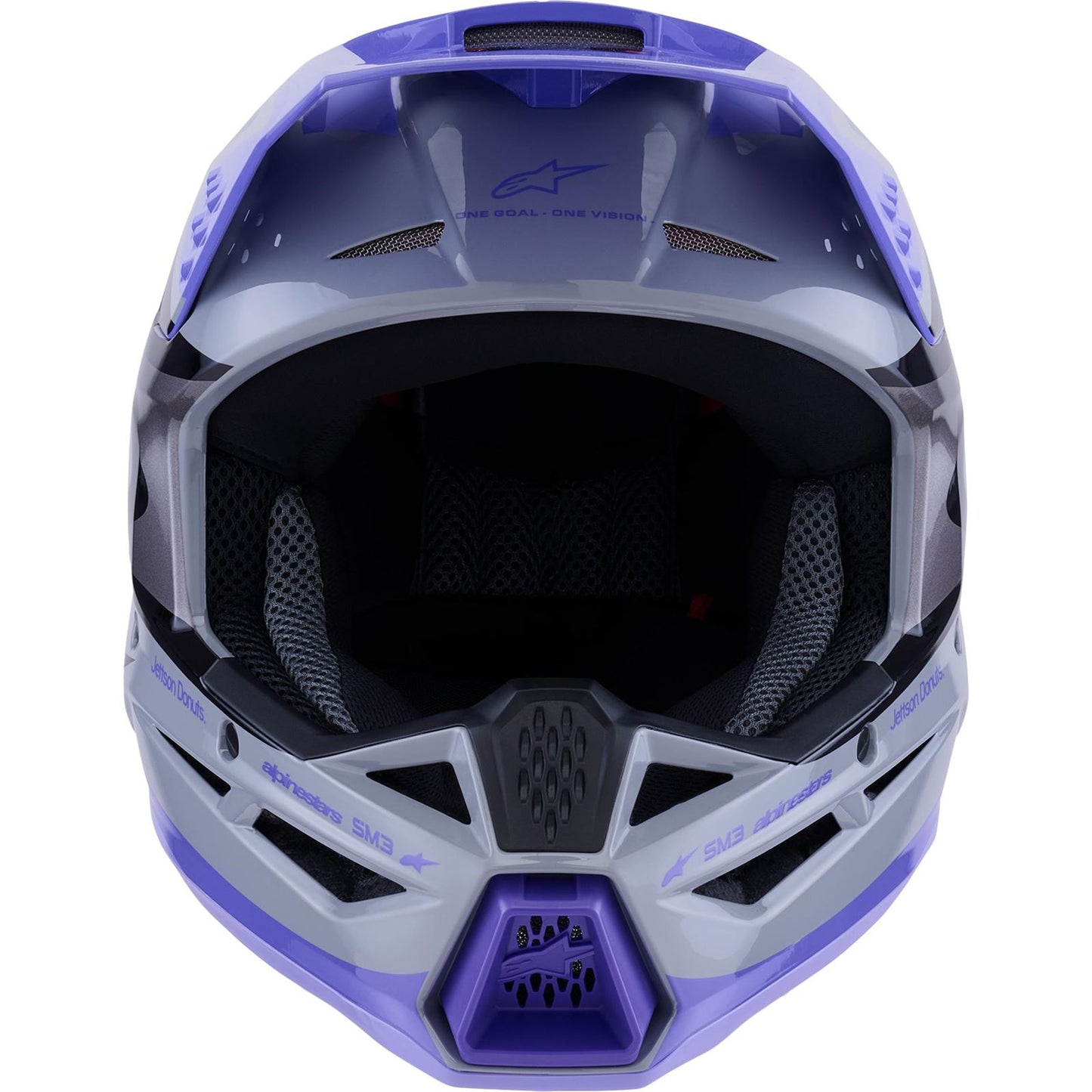 Alpinestars Jettson SM3 Youth Helmet - Grey/Purple/Black - Glossy_1864737