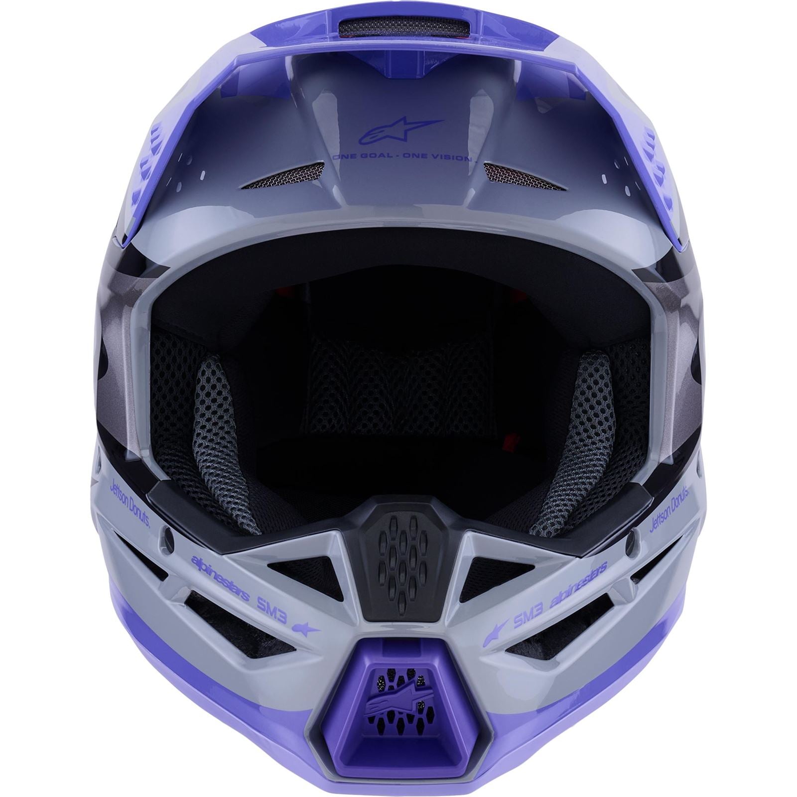 Alpinestars Jettson SM3 Youth Helmet - Grey/Purple/Black - Glossy_1864737