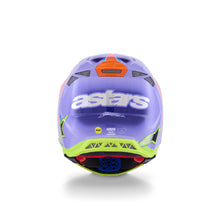 Alpinestars S-M10 Jett Lawrence R01 Helmet - Purple/Pink/Yellow - Glossy_1864455